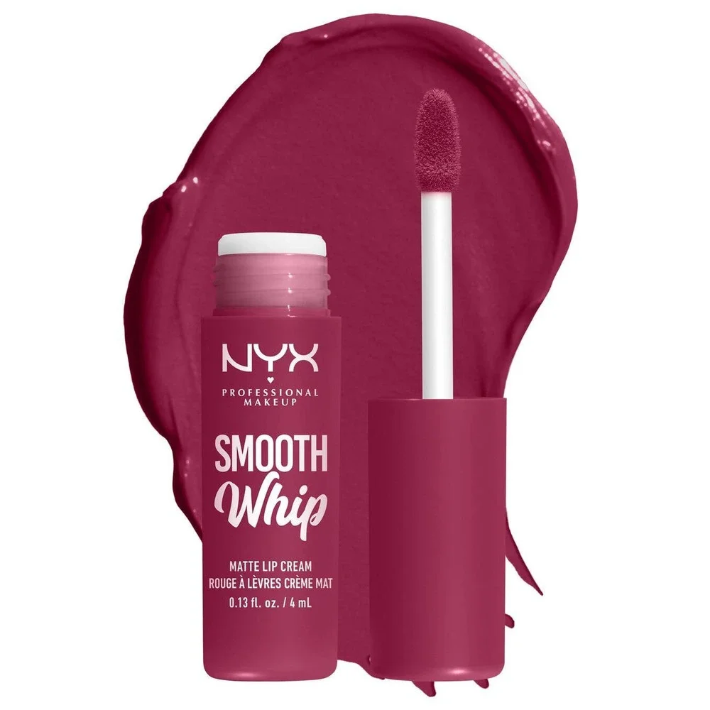 NYX Smooth Whip Matte Lip Cream‎ - 08 Fuzzy Slippers - Vegan Liquid Lipstick 4mL